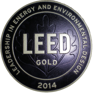 U.S. Green Building Council LEED Gold Certification (2014)